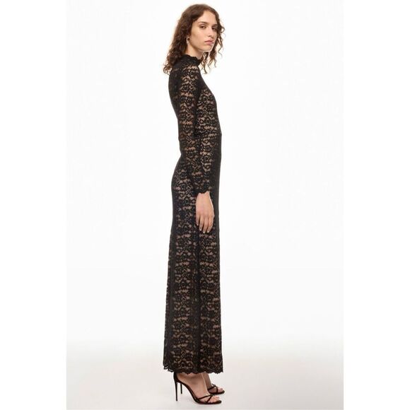 Zac Posen Lace Gown size 8 - Picture 3 of 12